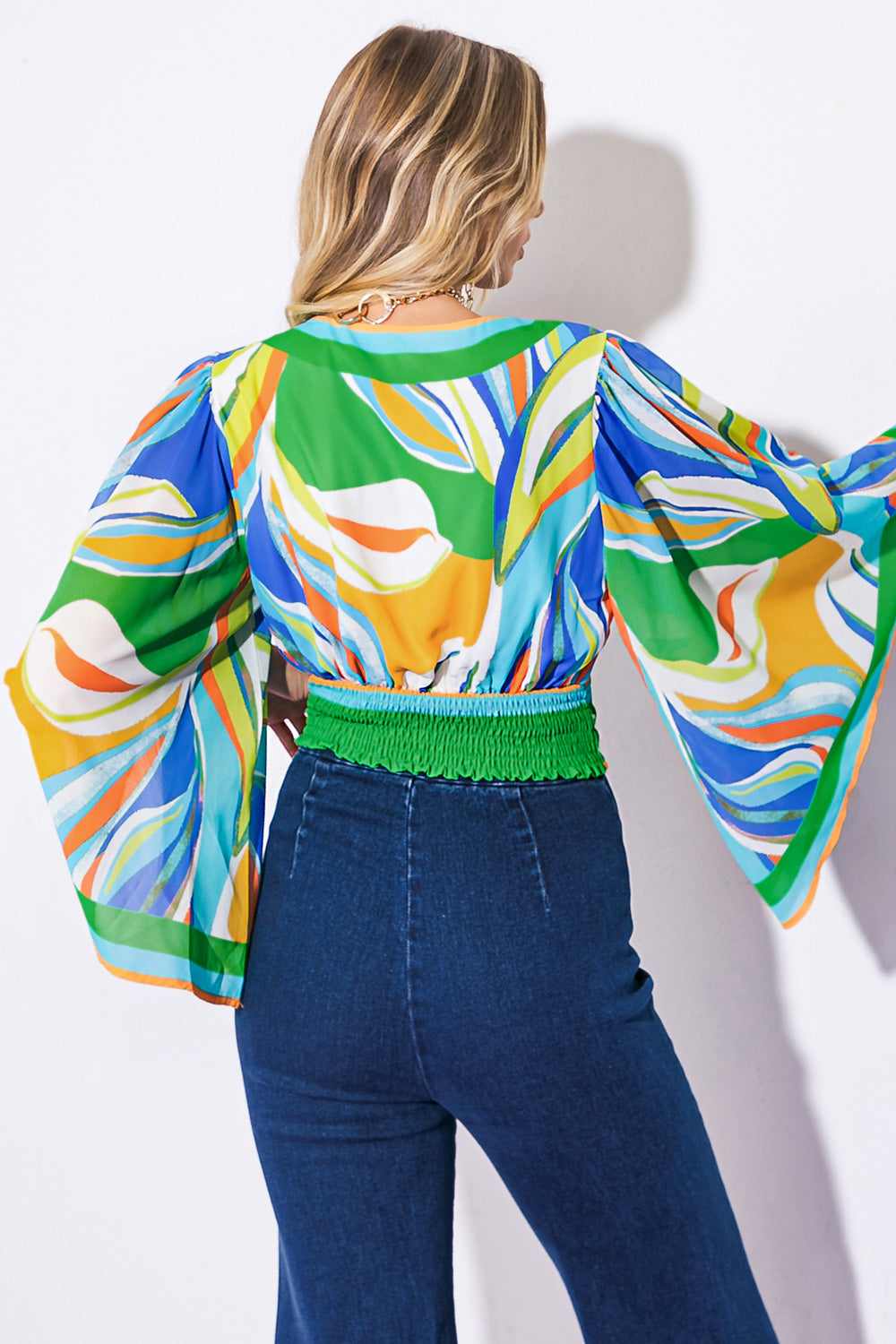 WE BELONG TOGETHER WOVEN CROP TOP Flying Tomato